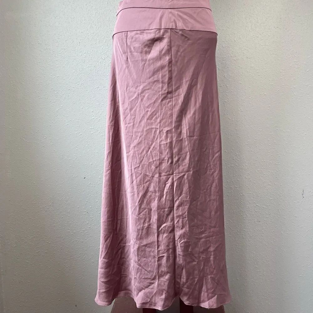 NWOT Free People Mauve Midi Skirt